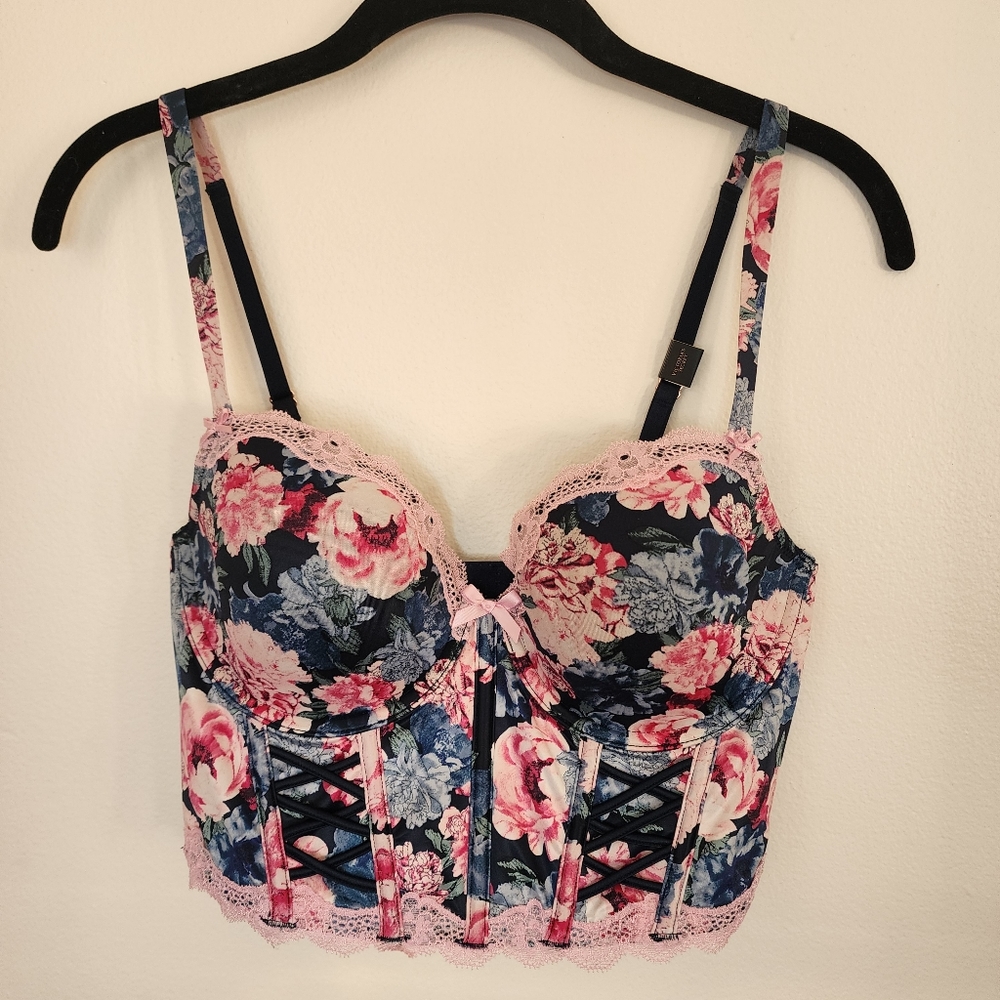 VS Victoria's Secret Dream Angels Floral Bra Top